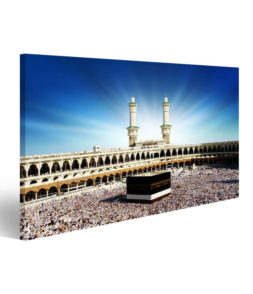 Islandburner Bild auf Leinwand Wandbild der Kaaba in Mekka, Saudi-Arabien