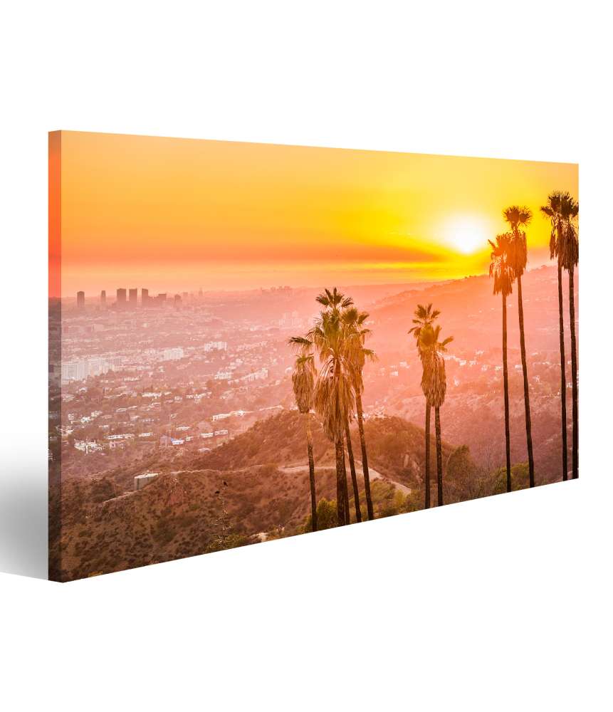 Islandburner Bild auf Leinwand Wandbild in Griffith Park, Los Angeles, Kalifornien, USA