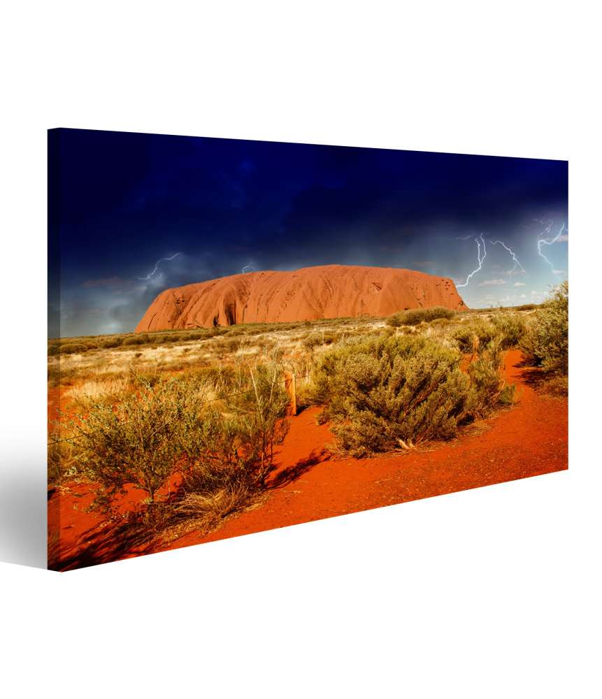 Islandburner Bild auf Leinwand Beeindruckendes Wandbild von Ayers Rock in Australien