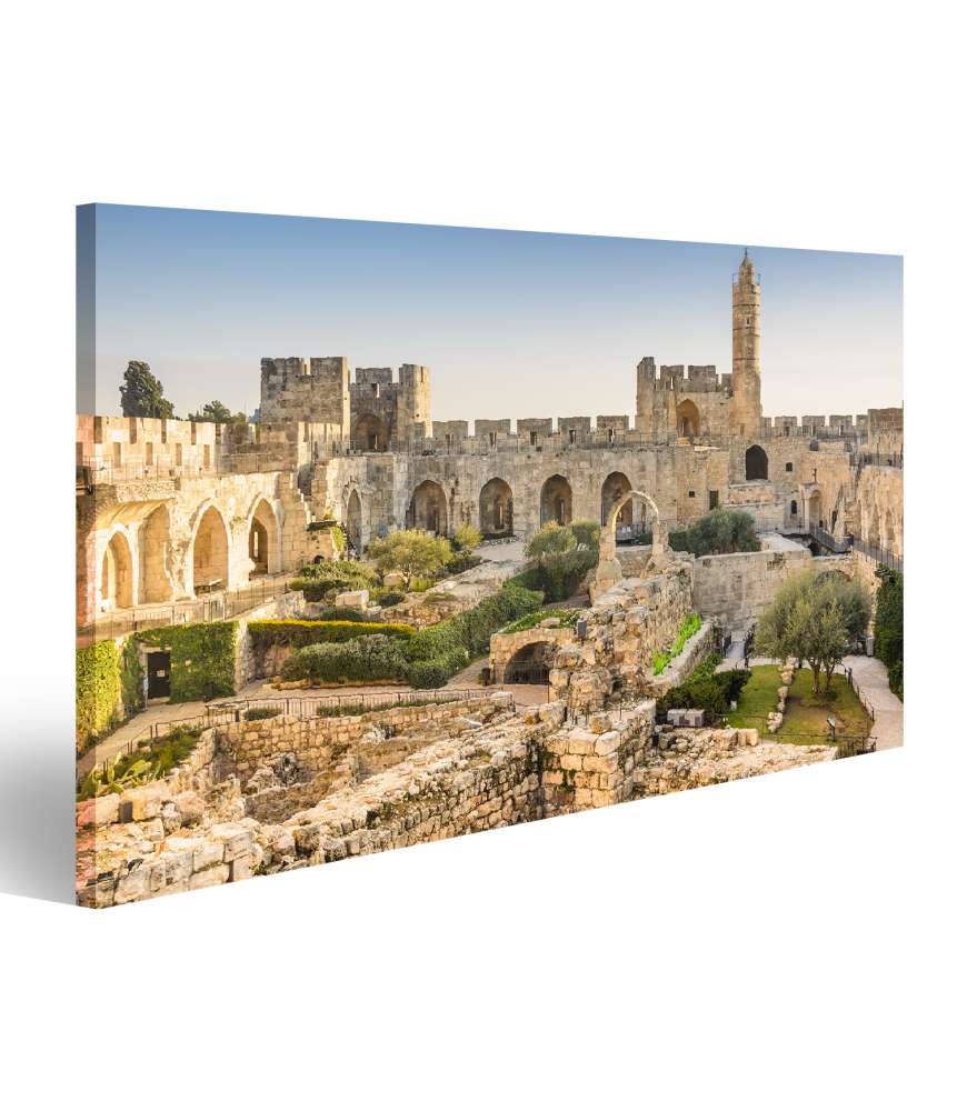 Islandburner Bild auf Leinwand Wandbild im Tower of David, Jerusalem, Israel