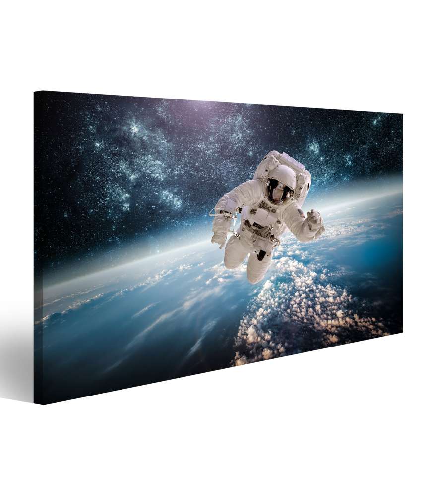 Islandburner Bild auf Leinwand Atemberaubendes Wandbild eines Astronauten im Weltraum