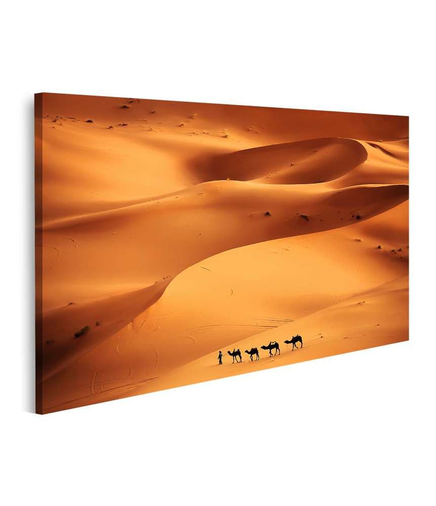 Islandburner Bild auf Leinwand Atemberaubendes Wandbild der unendlichen Weiten der Sahara-Wüste