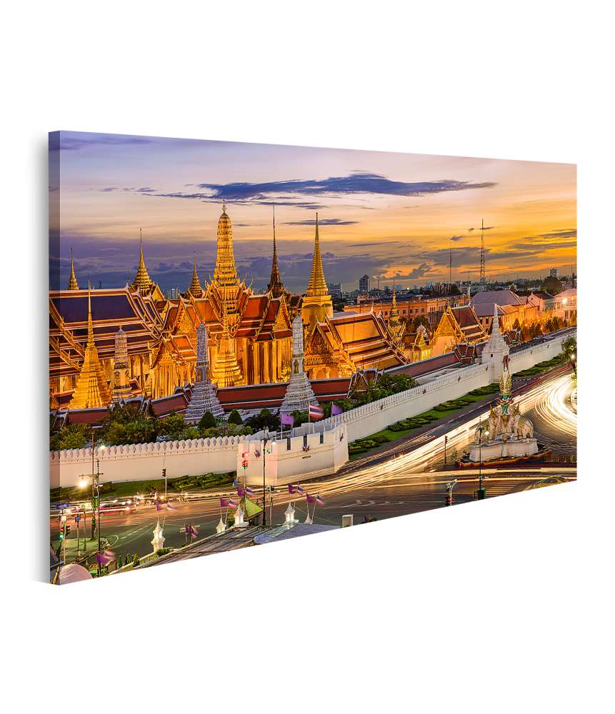 Islandburner Bild auf Leinwand Wandbild des Smaragdbuddhas im Grand Palace, Bangkok, Thailand