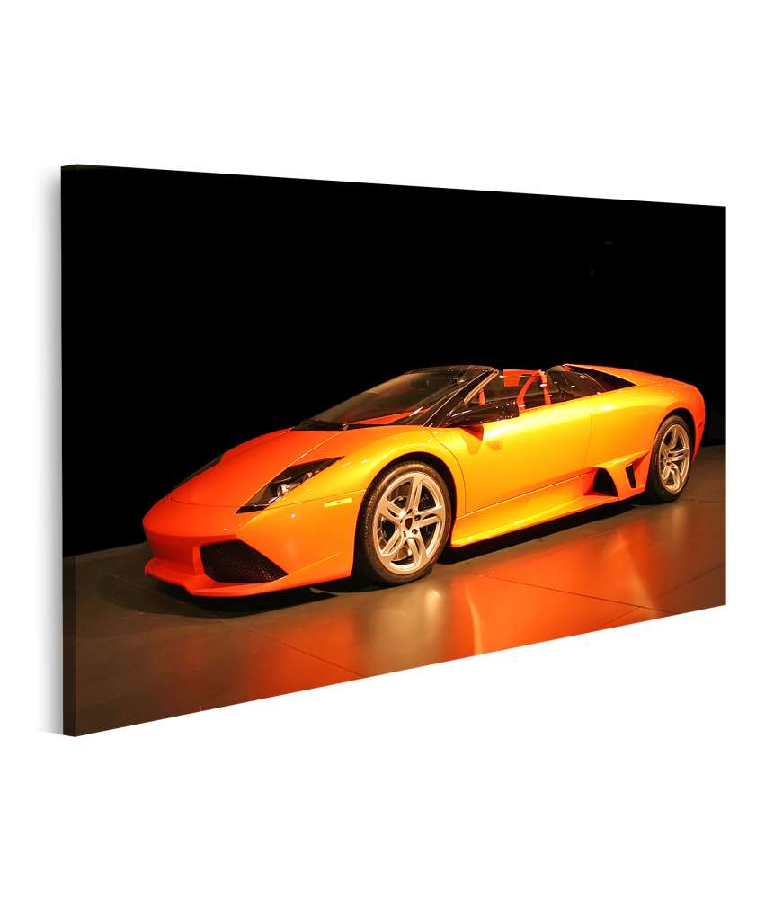 Islandburner Bild auf Leinwand Luxuriöses Wandbild eines Lamborghini, ideal für ein Kinderzimmer