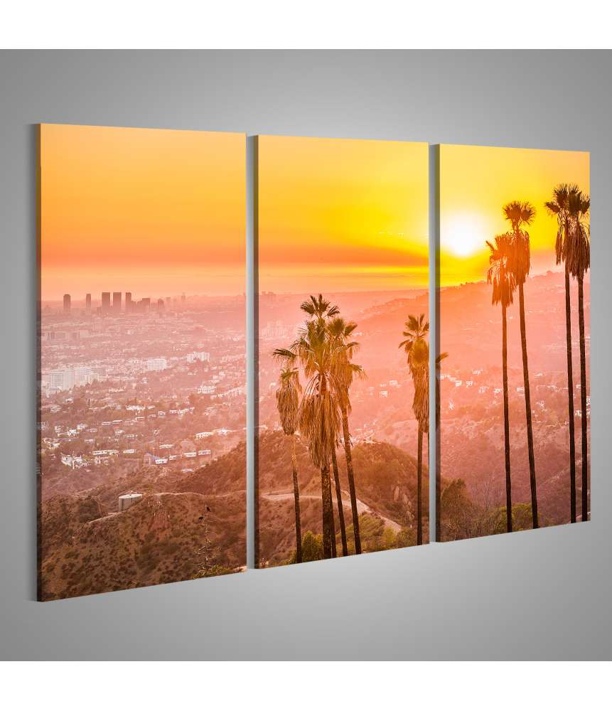 Islandburner Bild auf Leinwand Wandbild in Griffith Park, Los Angeles, Kalifornien, USA