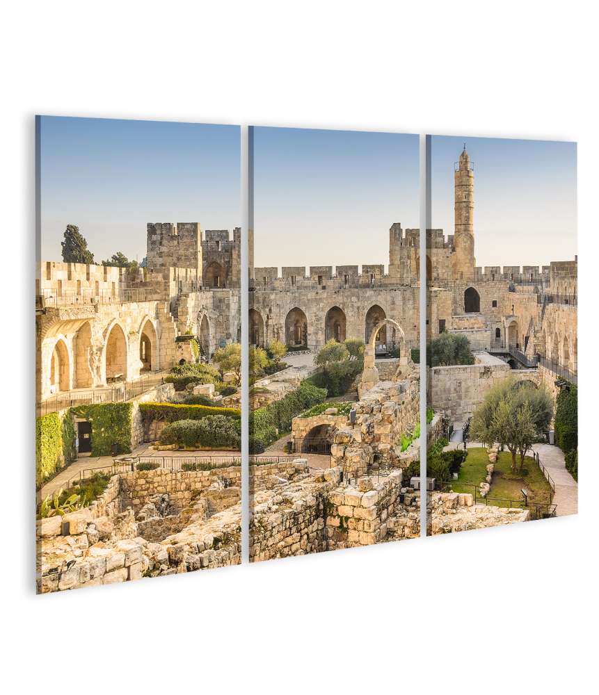 Islandburner Bild auf Leinwand Wandbild im Tower of David, Jerusalem, Israel