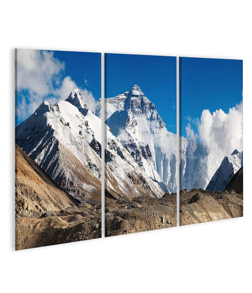 Islandburner Bild auf Leinwand Beeindruckendes Wandbild des majestätischen Mount Everest