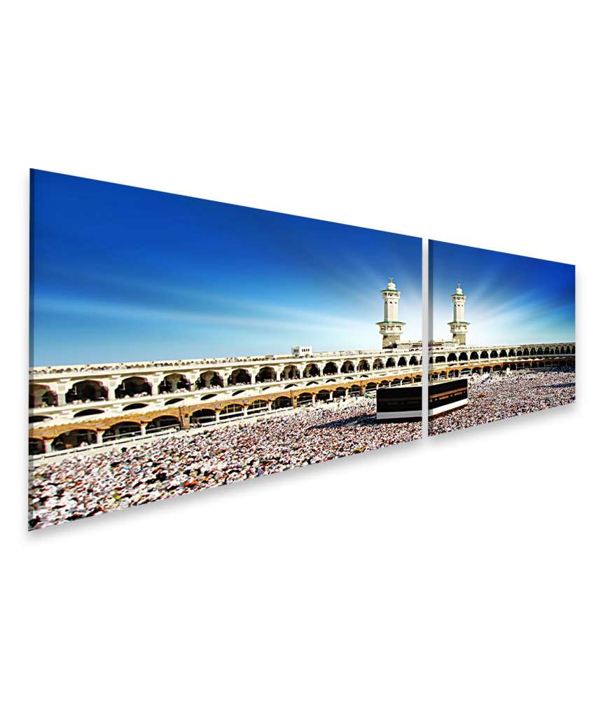 Islandburner Bild auf Leinwand Wandbild der Kaaba in Mekka, Saudi-Arabien