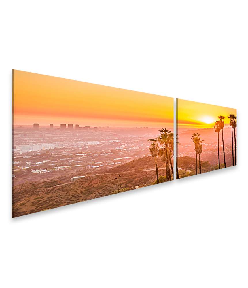 Islandburner Bild auf Leinwand Wandbild in Griffith Park, Los Angeles, Kalifornien, USA