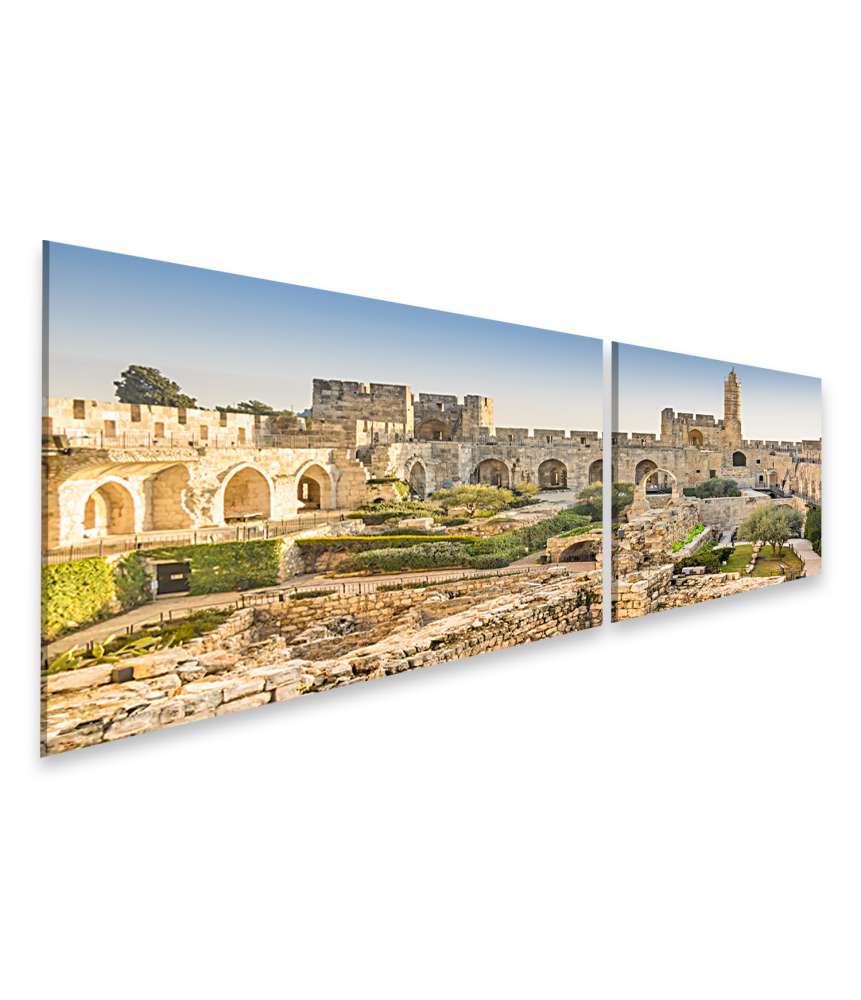 Islandburner Bild auf Leinwand Wandbild im Tower of David, Jerusalem, Israel