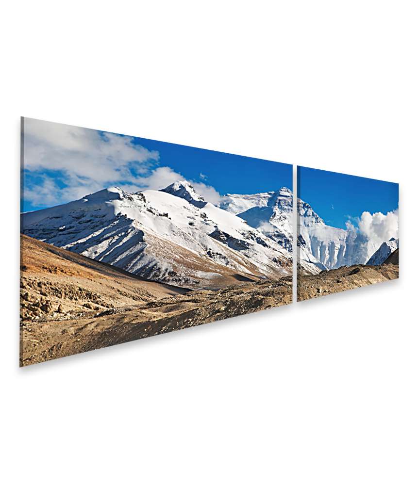 Islandburner Bild auf Leinwand Beeindruckendes Wandbild des majestätischen Mount Everest