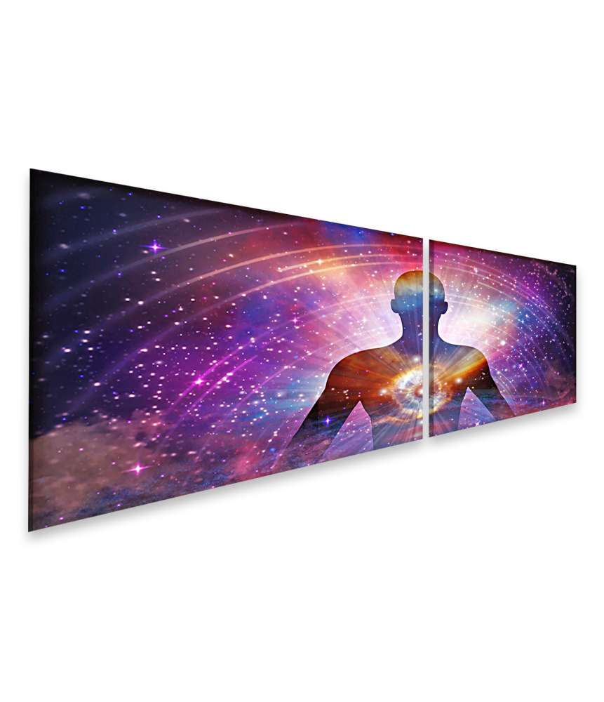 Islandburner Bild auf Leinwand Spirituelle Reise: Wandbild zur Darstellung von Astralprojektion und Seelenreise