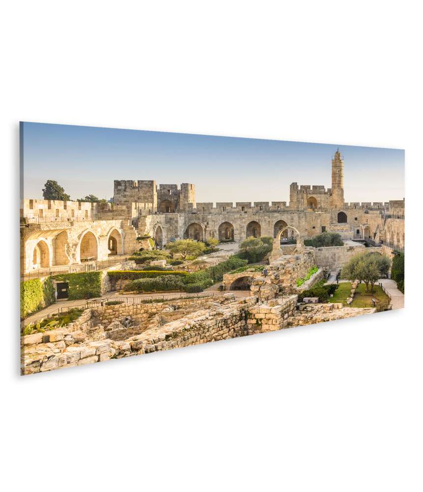 Islandburner Bild auf Leinwand Wandbild im Tower of David, Jerusalem, Israel