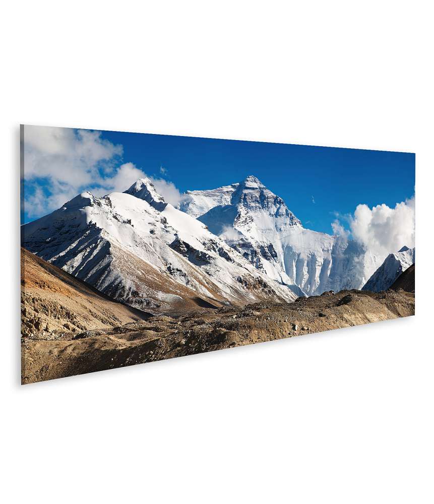 Islandburner Bild auf Leinwand Beeindruckendes Wandbild des majestätischen Mount Everest