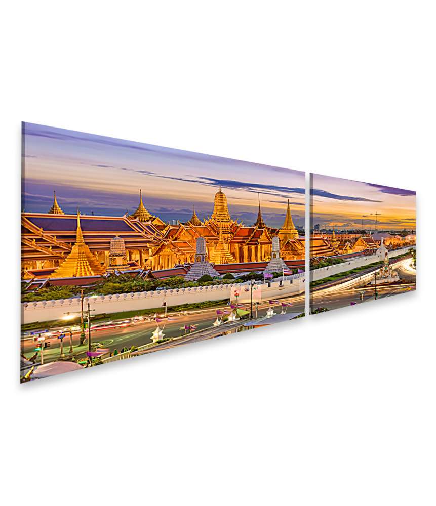 Islandburner Bild auf Leinwand Wandbild des Smaragdbuddhas im Grand Palace, Bangkok, Thailand