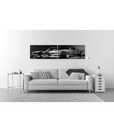 Bild auf Leinwand 1967 Ford Mustang Shelby GT 500 atemberaubendes Wandbild