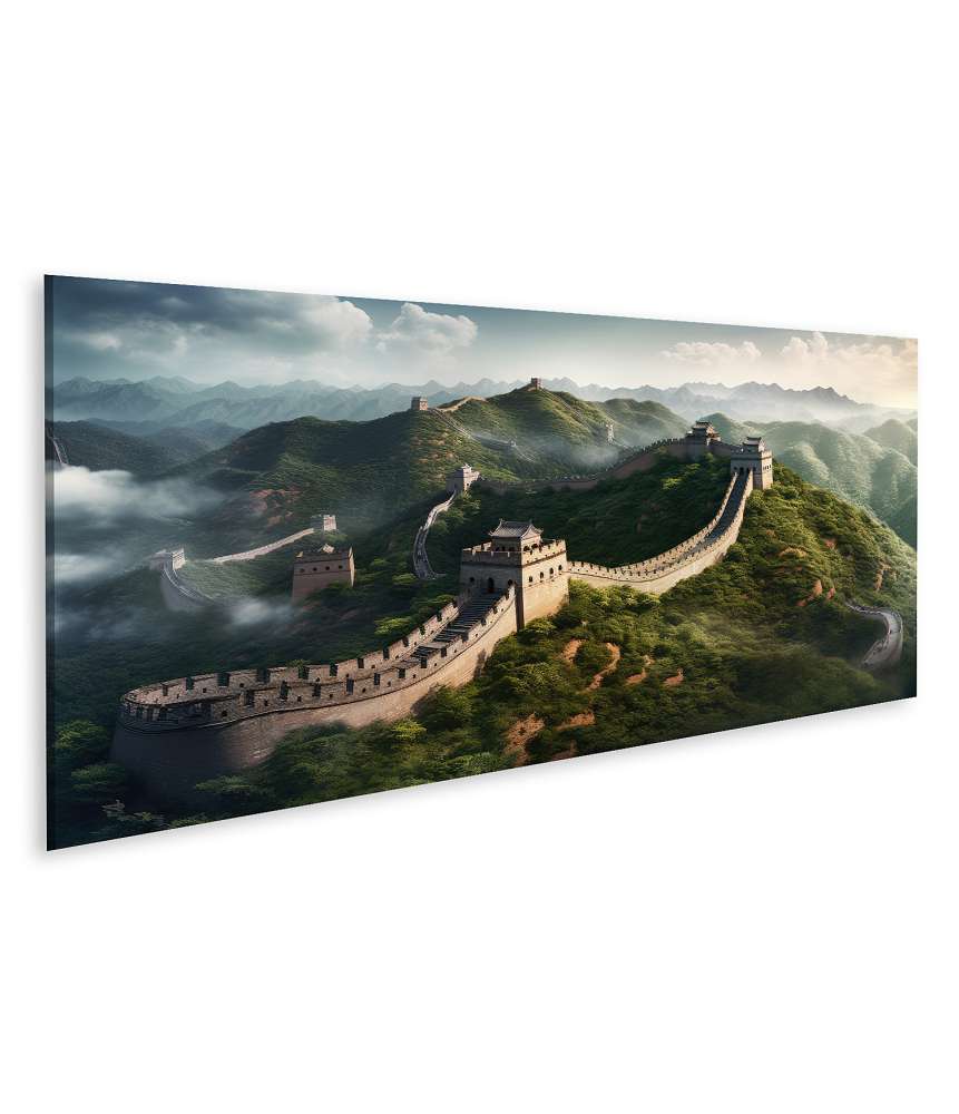 Islandburner Bild auf Leinwand Atemberaubende Reisefotografie der Chinesischen Mauer in China