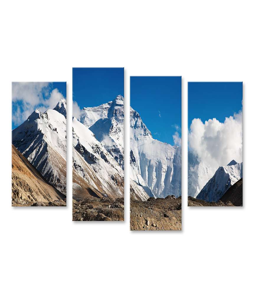 Islandburner Bild auf Leinwand Beeindruckendes Wandbild des majestätischen Mount Everest