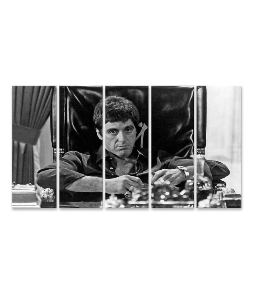 Islandburner Bild auf Leinwand Scarface: Tony Montana - Kultiges Gangsterfilm Wandbild mit Al Pacino