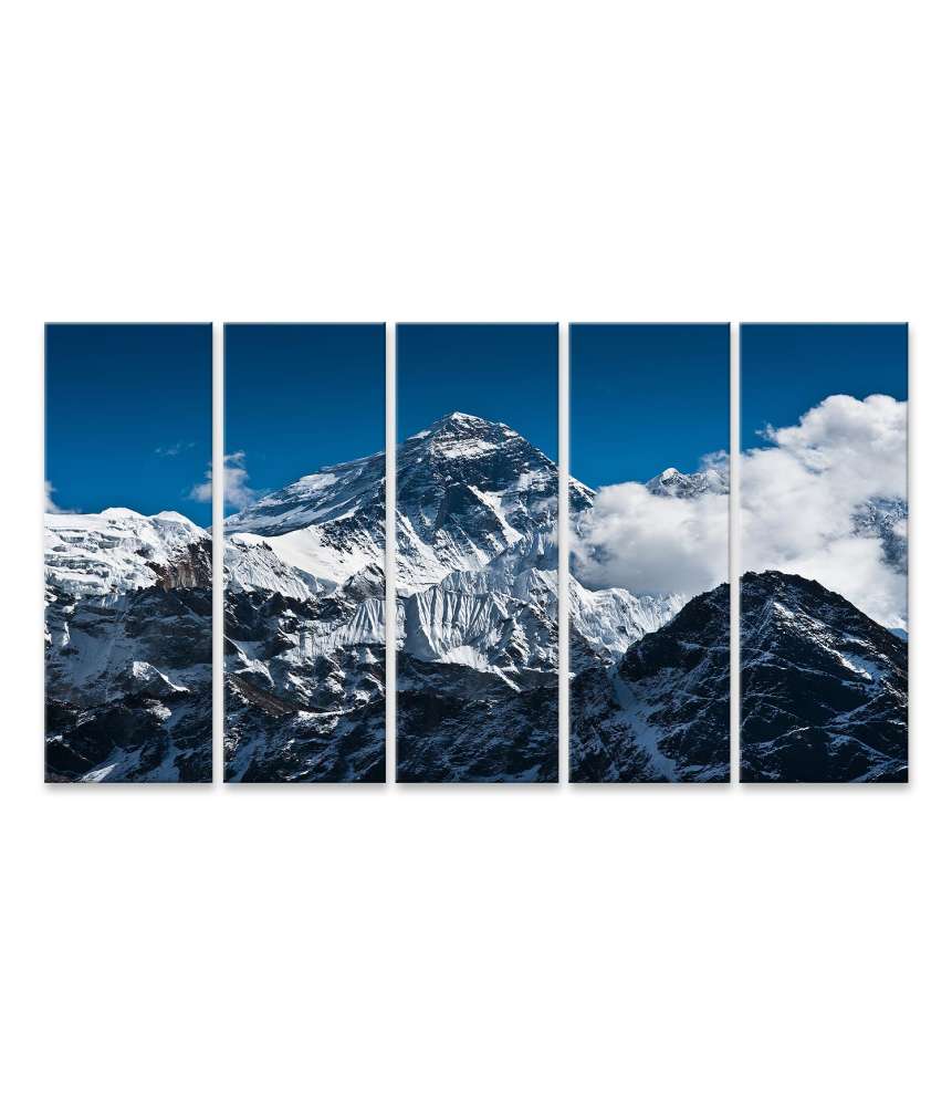 Islandburner Bild auf Leinwand Spitze des Mount Everest - höchster Gipfel der Welt