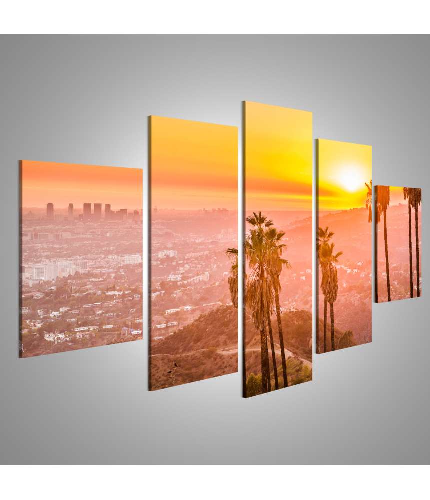 Islandburner Bild auf Leinwand Wandbild in Griffith Park, Los Angeles, Kalifornien, USA