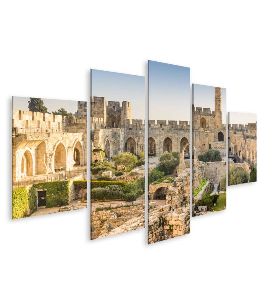 Islandburner Bild auf Leinwand Wandbild im Tower of David, Jerusalem, Israel