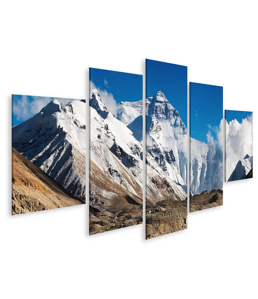 Islandburner Bild auf Leinwand Beeindruckendes Wandbild des majestätischen Mount Everest