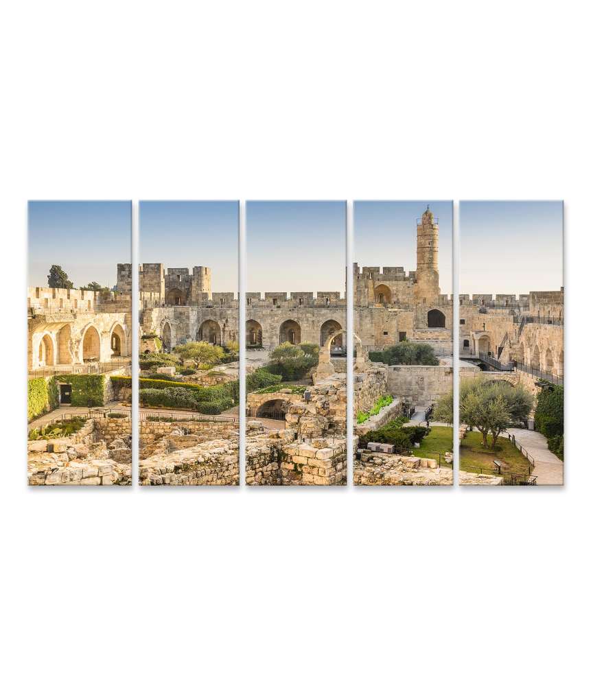 Islandburner Bild auf Leinwand Wandbild im Tower of David, Jerusalem, Israel