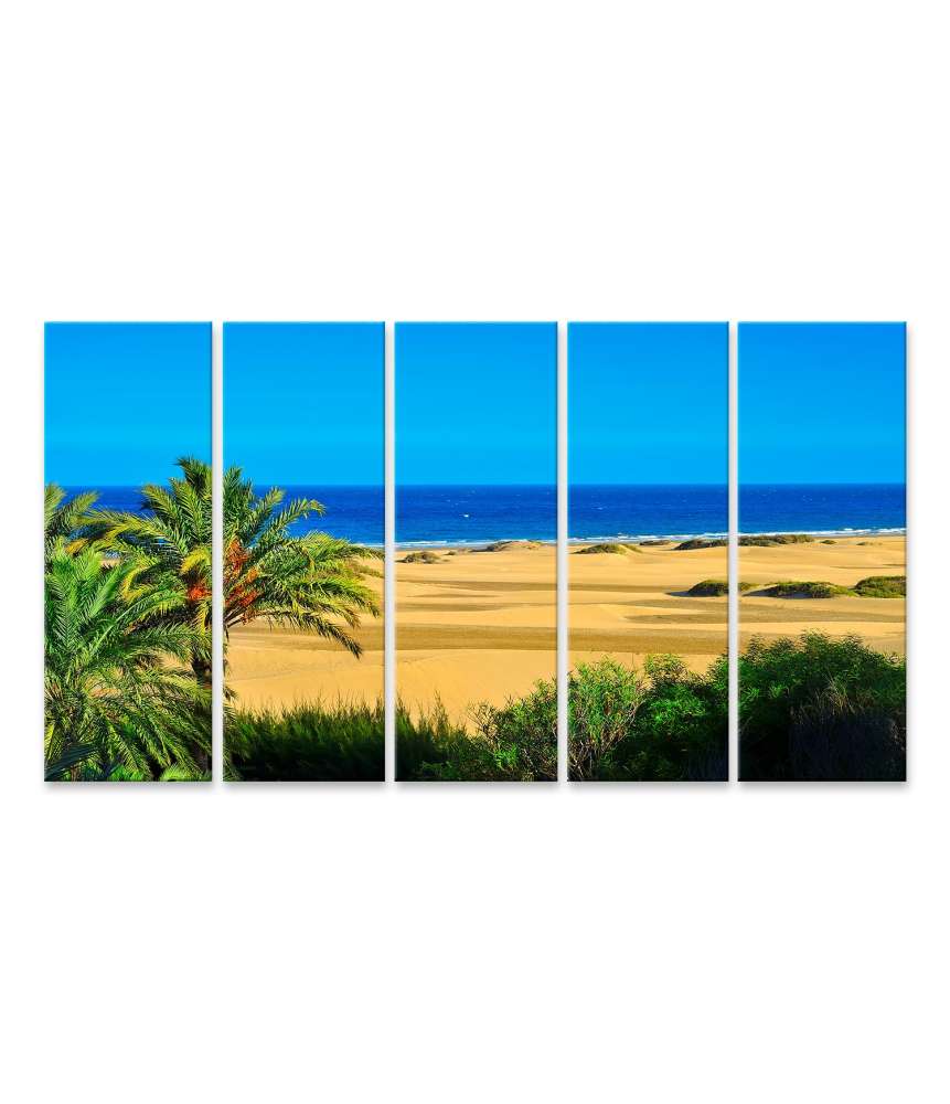 Bild auf Leinwand Maspalomas Dünen, Gran Canaria, Kanarische Inseln, Spanien Wandbild