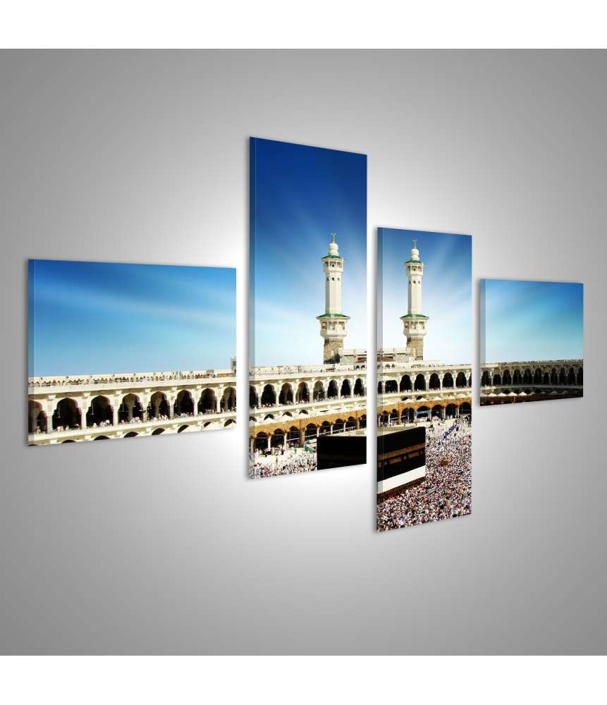 Islandburner Bild auf Leinwand Wandbild der Kaaba in Mekka, Saudi-Arabien