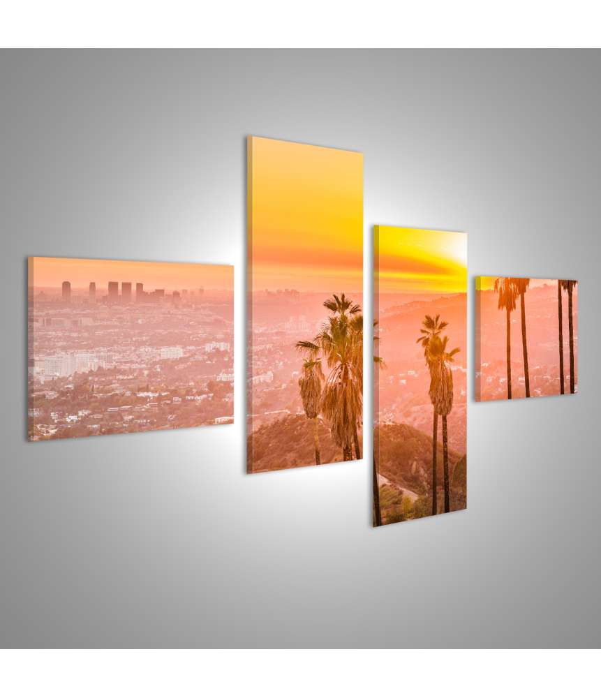 Islandburner Bild auf Leinwand Wandbild in Griffith Park, Los Angeles, Kalifornien, USA