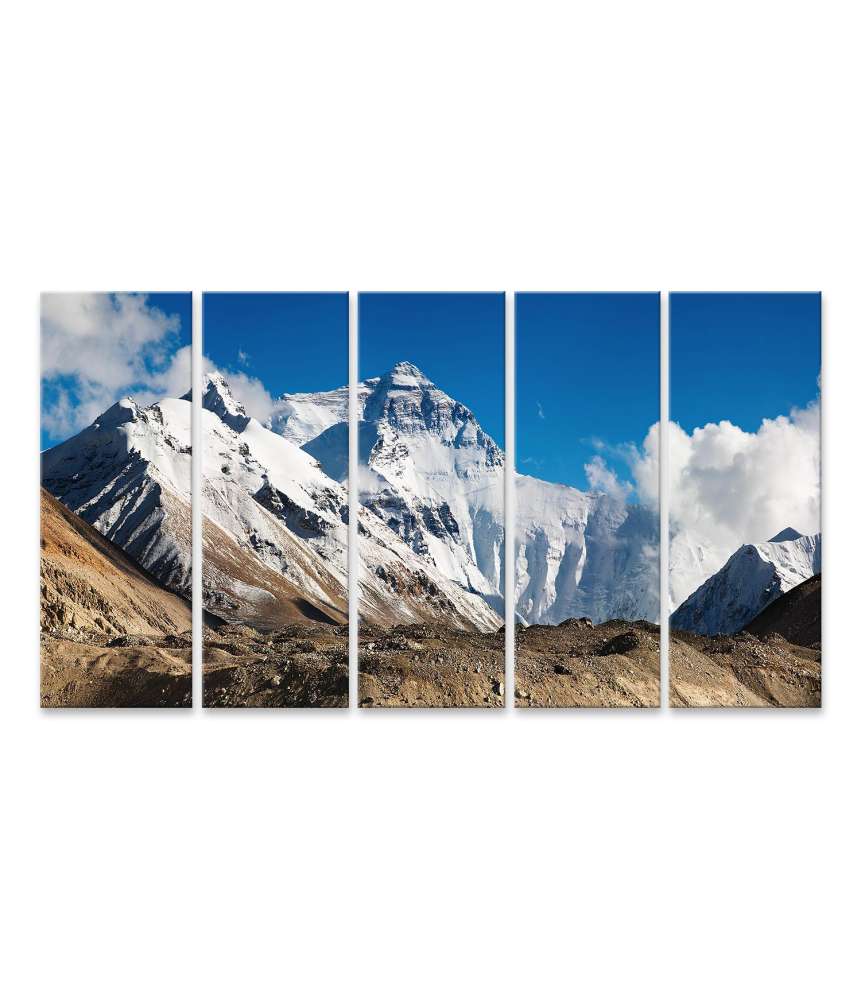 Islandburner Bild auf Leinwand Beeindruckendes Wandbild des majestätischen Mount Everest