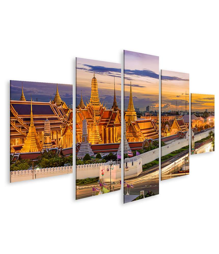 Islandburner Bild auf Leinwand Wandbild des Smaragdbuddhas im Grand Palace, Bangkok, Thailand