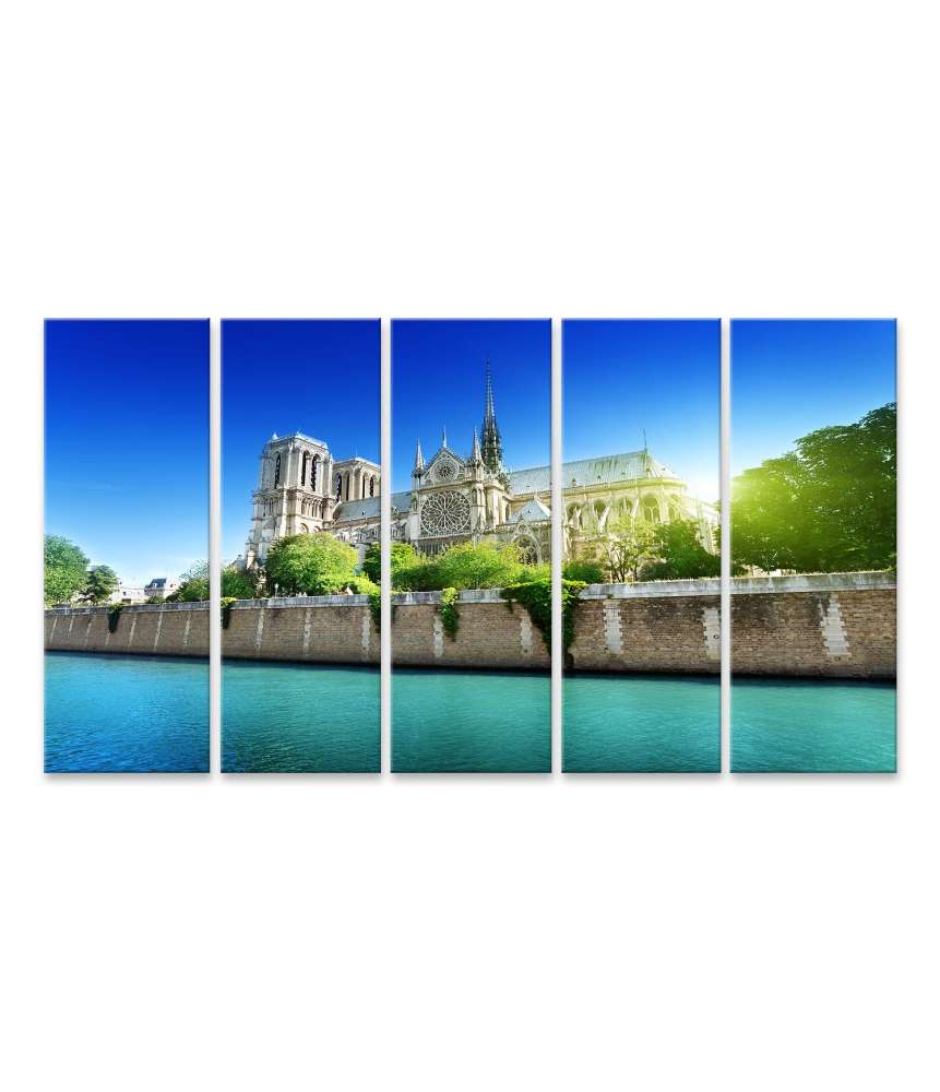 Bild auf Leinwand 15A Wandbild von Notre Dame, Paris, Frankreich