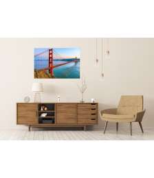 XXL Premium Poster Blick auf die Golden Gate Bridge in San Francisco, Kalifornien, USA